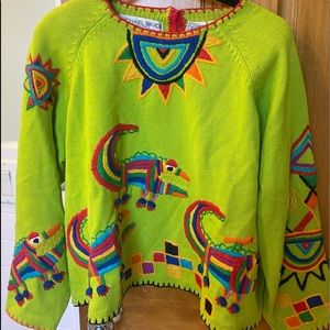 Vintage Embroidered Michael Simon Sweater